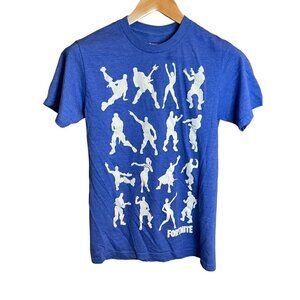 Fortnite Blue Cotton Blend T-Shirt Sz XXS